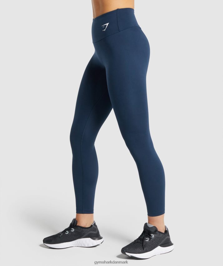 Kvinder Gymshark trænings leggings N4ZDDN308 flåde