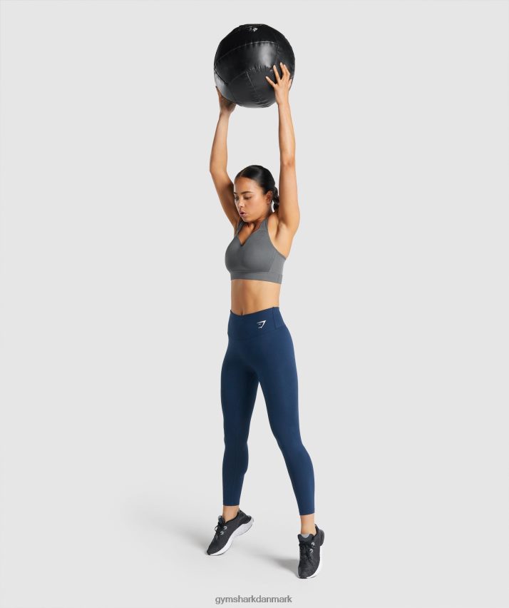 Kvinder Gymshark trænings leggings N4ZDDN308 flåde