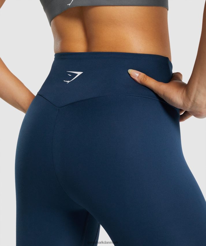Kvinder Gymshark trænings leggings N4ZDDN308 flåde