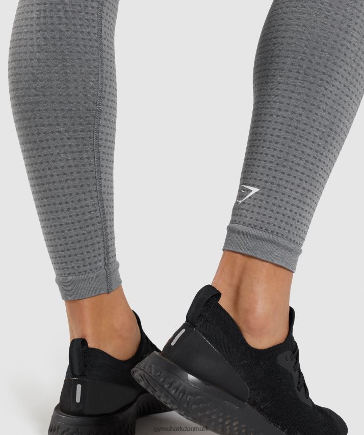Kvinder Gymshark vitale sømløse 2.0 leggings N4ZDDN250 røgfarvet mergel