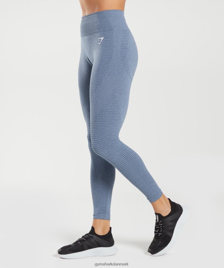 Kvinder Gymshark vitale sømløse 2.0 leggings N4ZDDN276 aften blå mergel