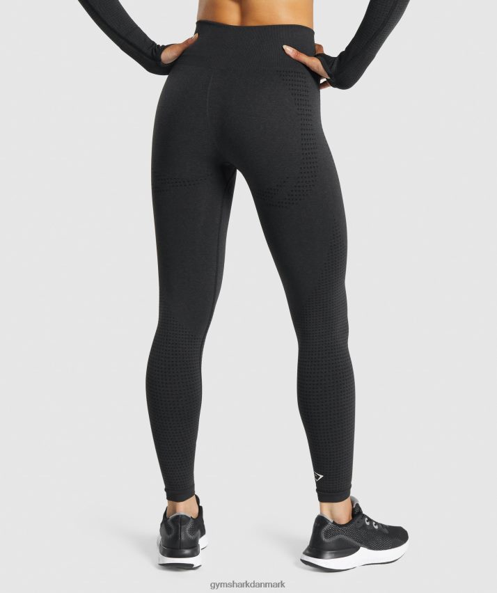 Kvinder Gymshark vitale sømløse 2.0 leggings N4ZDDN288 sort mergel