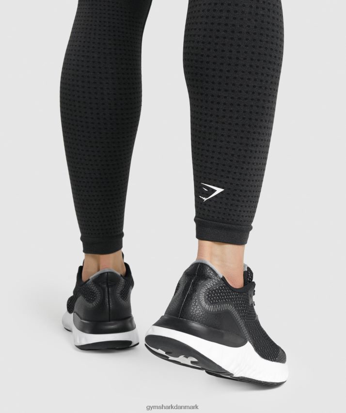 Kvinder Gymshark vitale sømløse 2.0 leggings N4ZDDN288 sort mergel