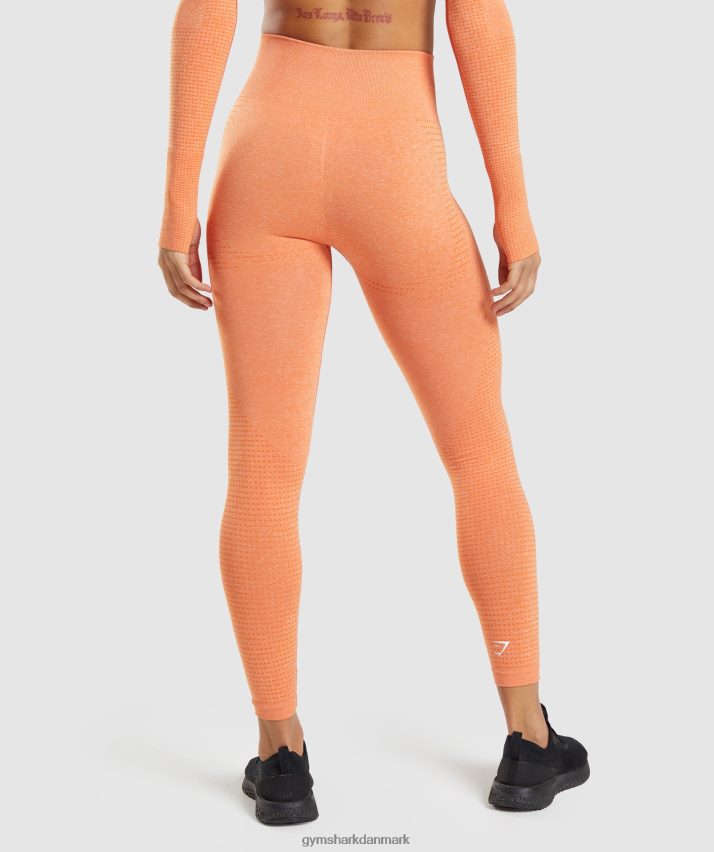 Kvinder Gymshark vitale sømløse 2.0 leggings N4ZDDN319 abrikos appelsin mergel