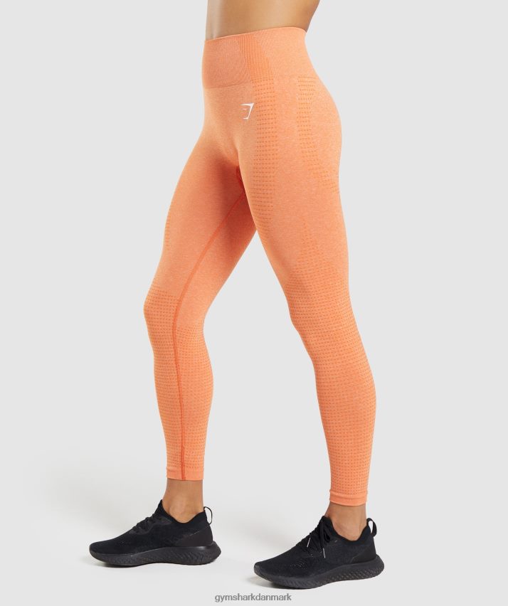 Kvinder Gymshark vitale sømløse 2.0 leggings N4ZDDN319 abrikos appelsin mergel