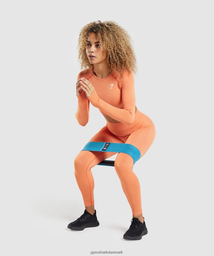 Kvinder Gymshark vitale sømløse 2.0 leggings N4ZDDN319 abrikos appelsin mergel