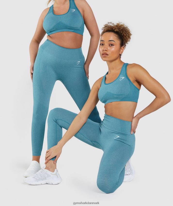 Kvinder Gymshark vitale sømløse 2.0 leggings N4ZDDN337 tahoe blågrøn mergel