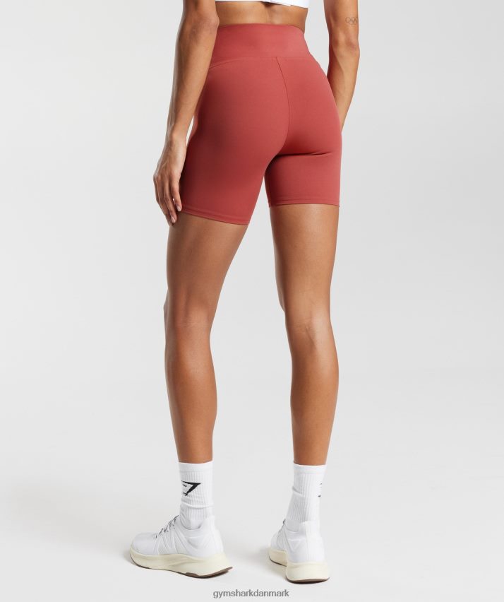 Kvinder Gymshark crossover shorts N4ZDDN45 granatæble rød