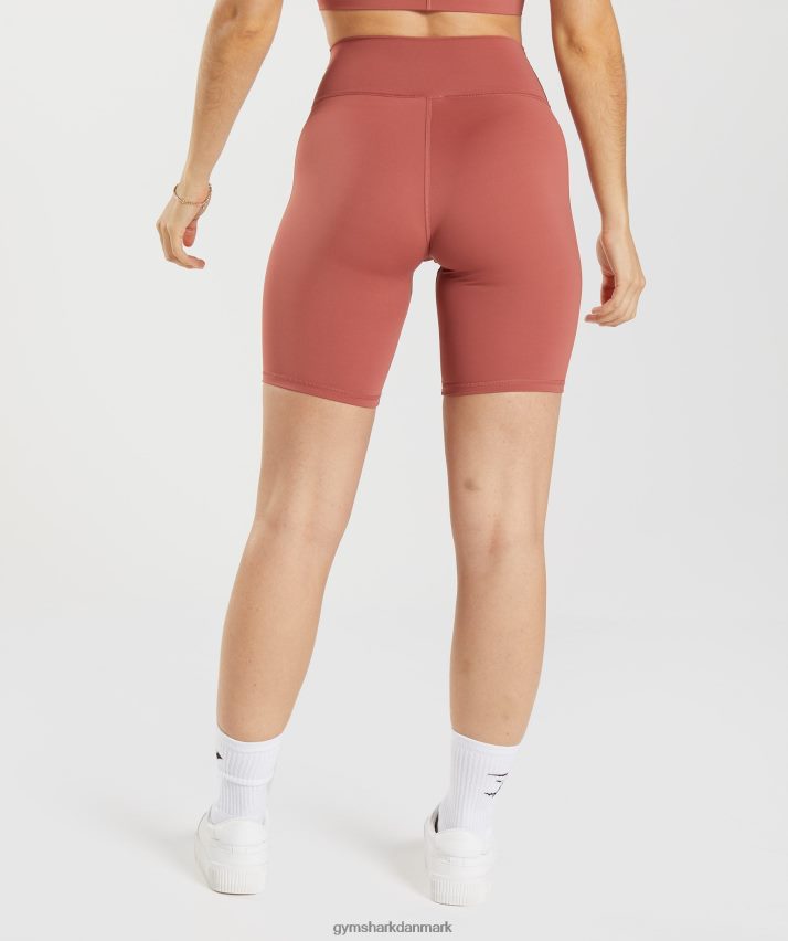 Kvinder Gymshark elevate cykelshorts N4ZDDN22 rosenbrun