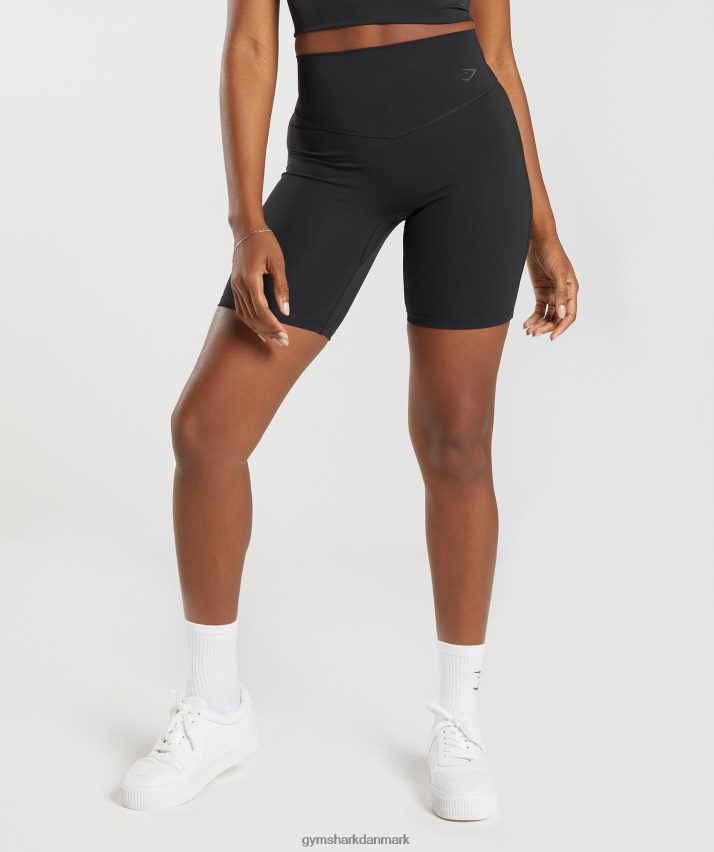 Kvinder Gymshark elevate cykelshorts N4ZDDN39 sort