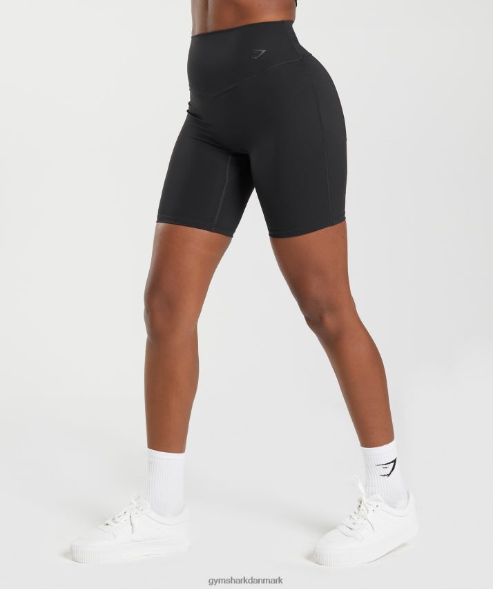 Kvinder Gymshark elevate cykelshorts N4ZDDN39 sort