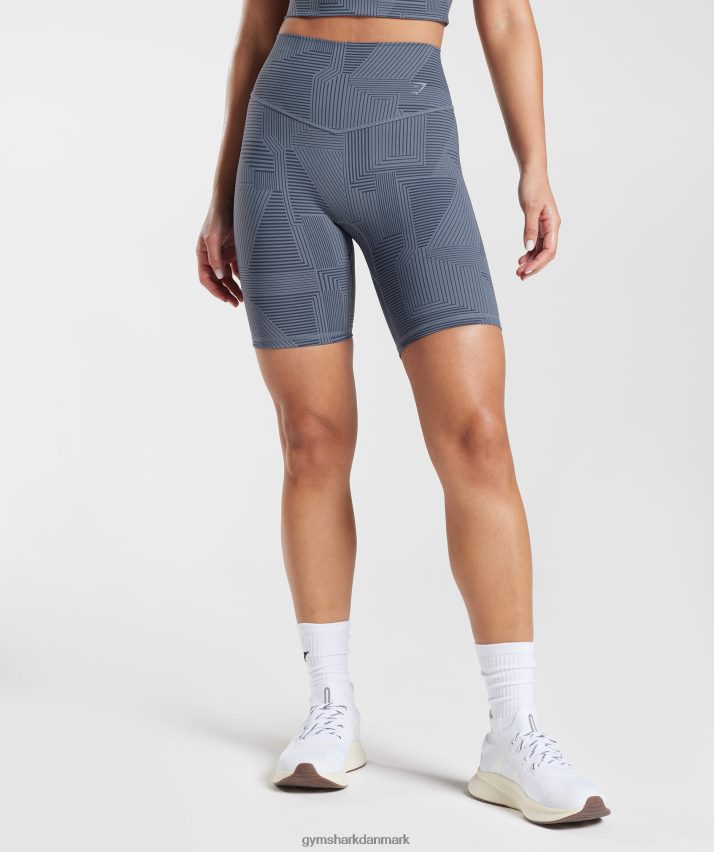 Kvinder Gymshark elevate cykelshorts N4ZDDN53 aften blå