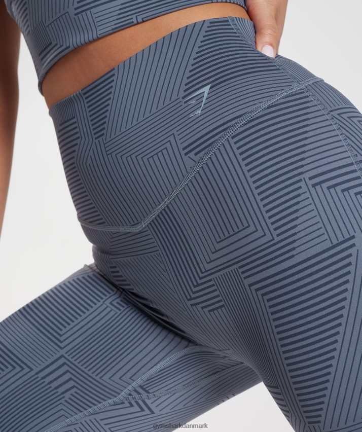 Kvinder Gymshark elevate cykelshorts N4ZDDN53 aften blå