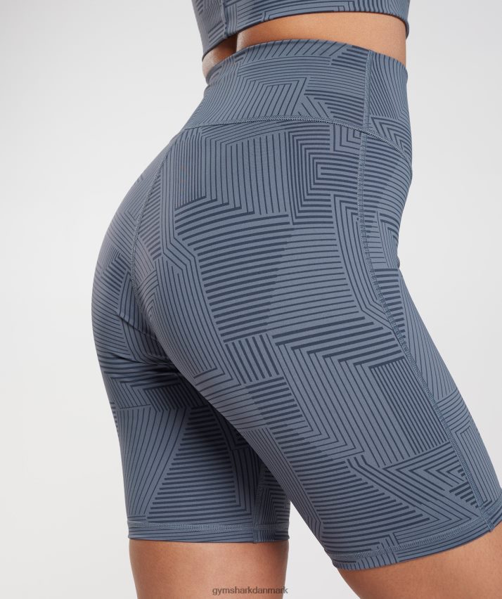 Kvinder Gymshark elevate cykelshorts N4ZDDN53 aften blå