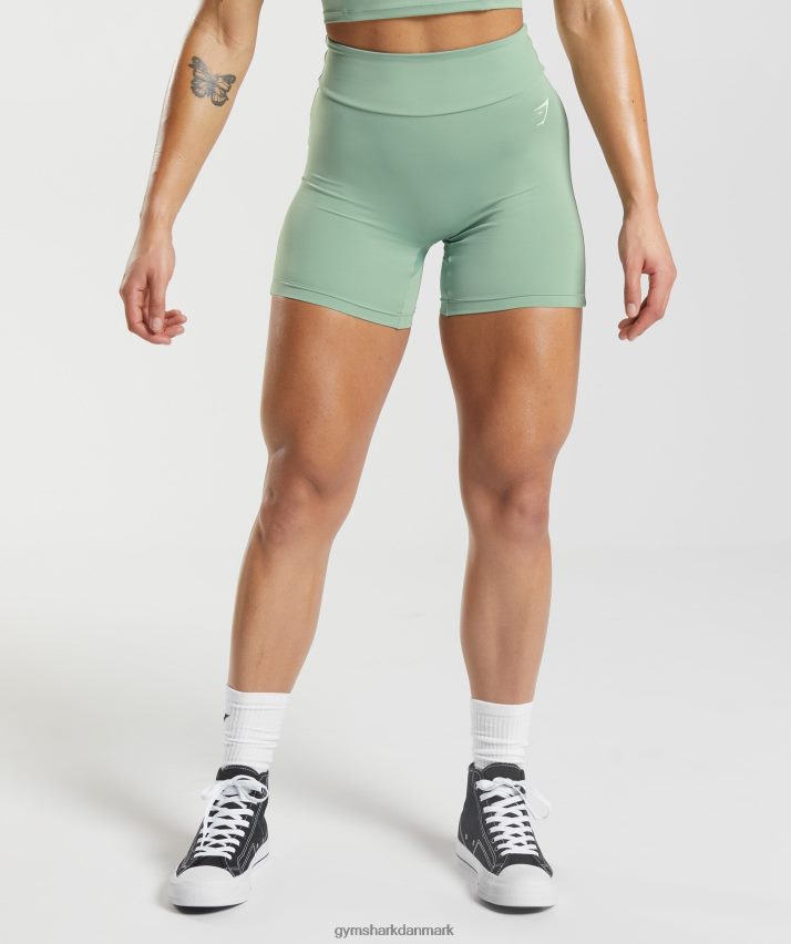 Kvinder Gymshark gs power originale stramme shorts N4ZDDN10 ørkensalvie grøn