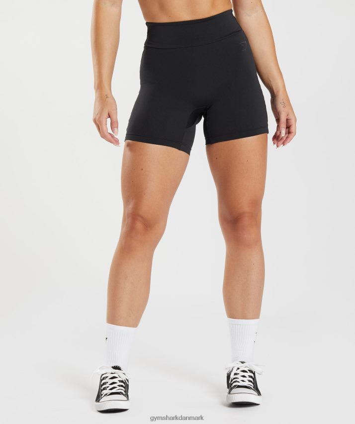 Kvinder Gymshark gs power originale stramme shorts N4ZDDN1 sort
