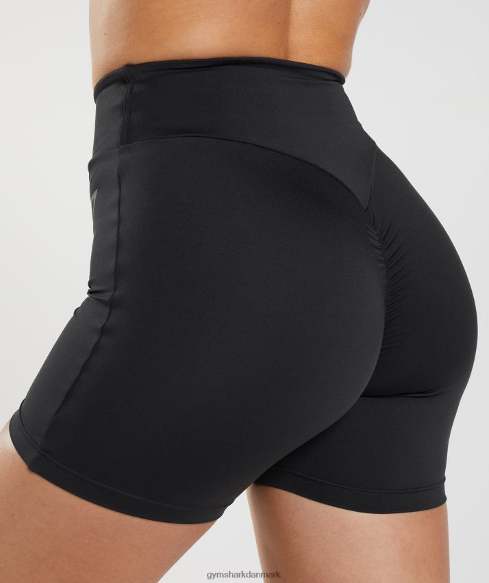 Kvinder Gymshark gs power originale stramme shorts N4ZDDN1 sort