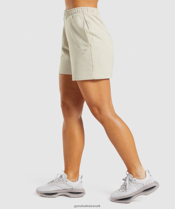 Kvinder Gymshark hviledag sweats shorts N4ZDDN100 sandmergel