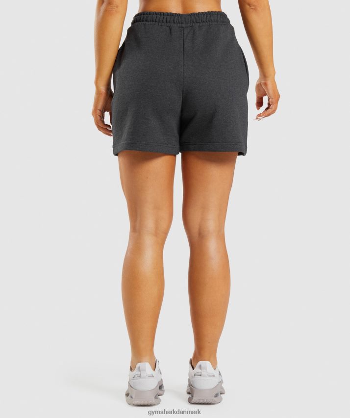Kvinder Gymshark hviledag sweats shorts N4ZDDN57 sort kernemergel