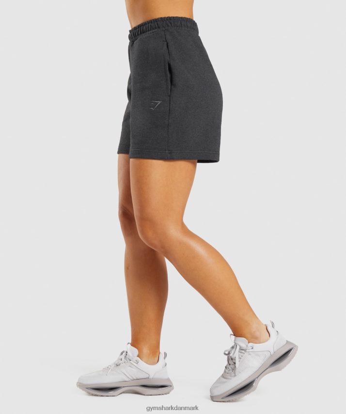 Kvinder Gymshark hviledag sweats shorts N4ZDDN57 sort kernemergel