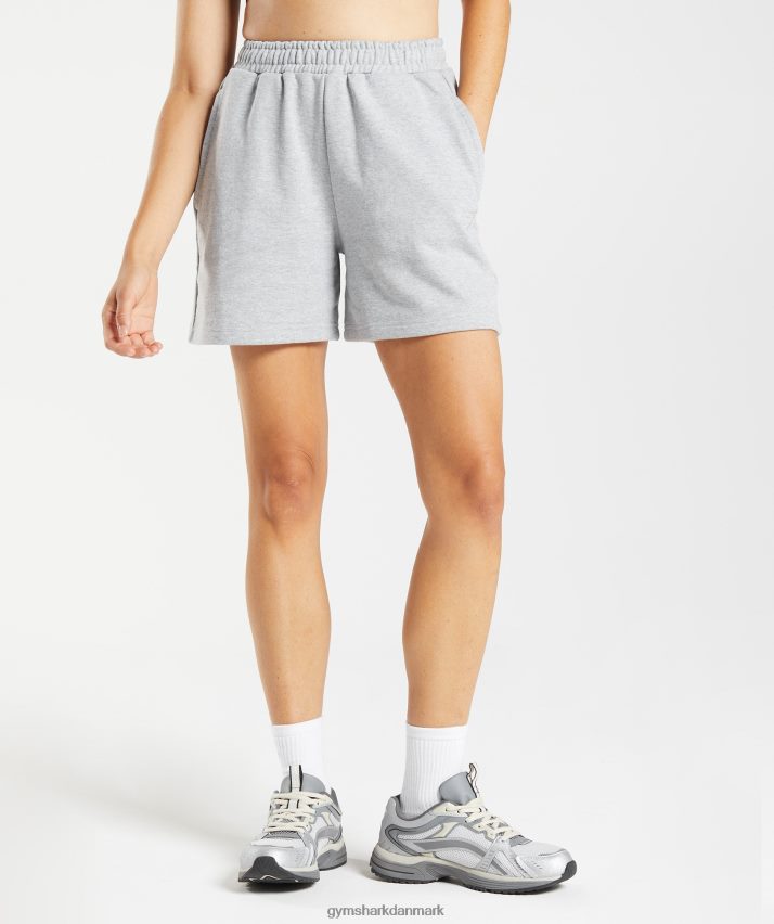 Kvinder Gymshark hviledag sweats shorts N4ZDDN58 lysegrå kernemergel