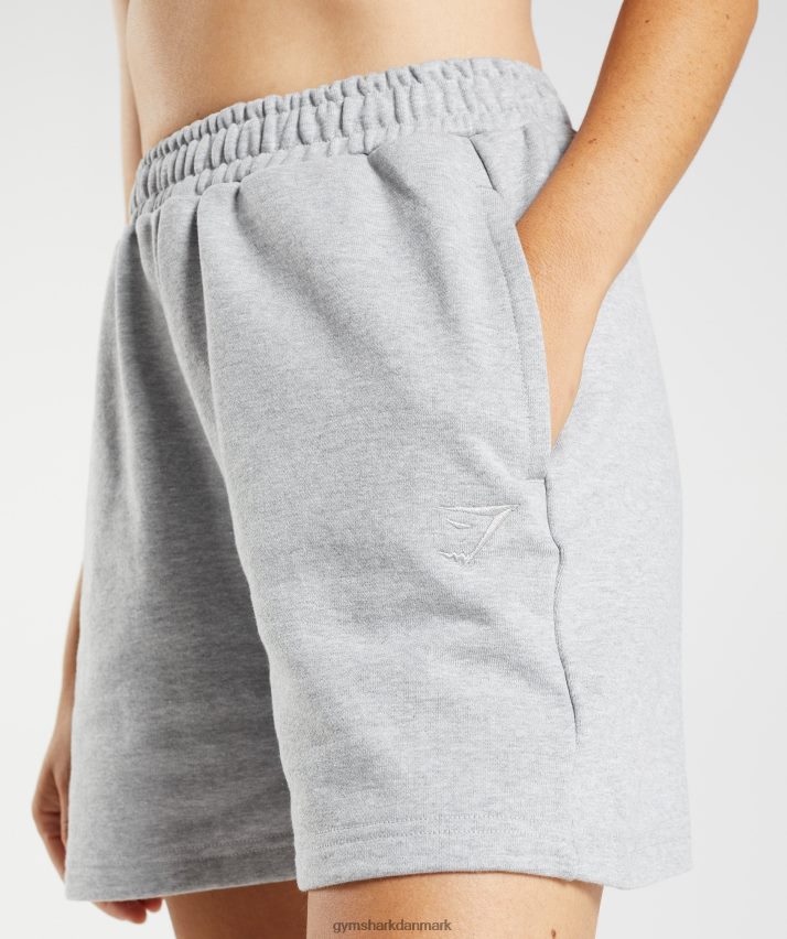 Kvinder Gymshark hviledag sweats shorts N4ZDDN58 lysegrå kernemergel