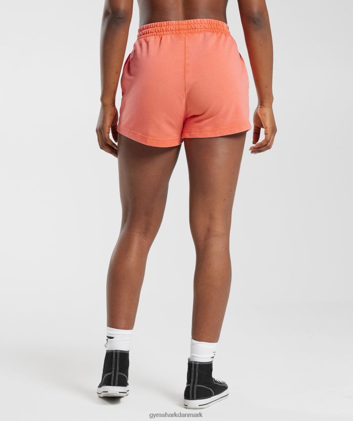 Kvinder Gymshark kollegiale sweatshorts N4ZDDN25 solhverv orange