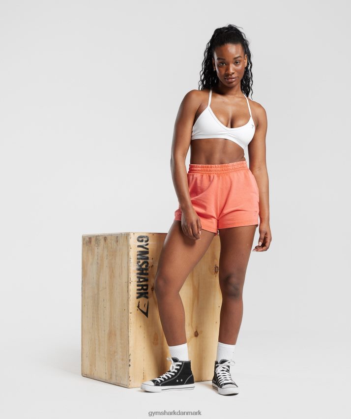 Kvinder Gymshark kollegiale sweatshorts N4ZDDN25 solhverv orange