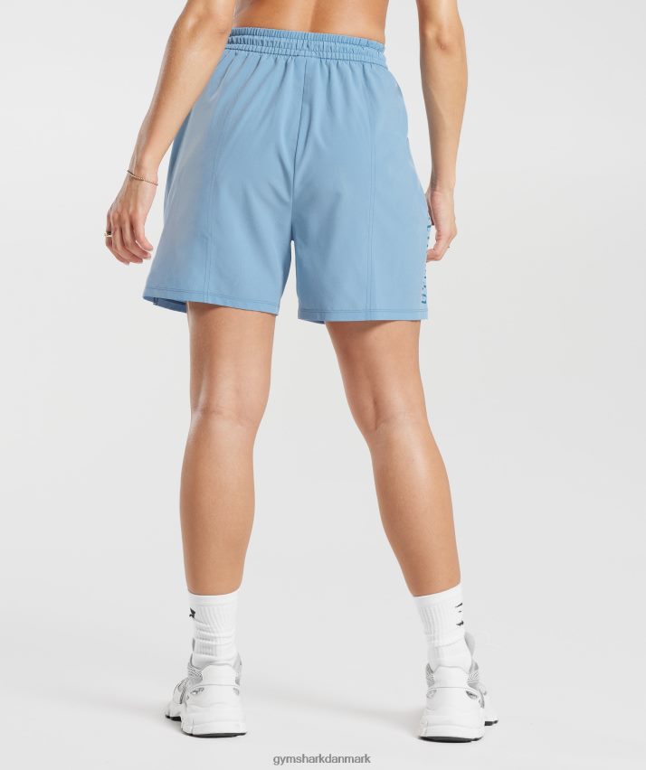 Kvinder Gymshark sports vævede shorts N4ZDDN36 ozon blå