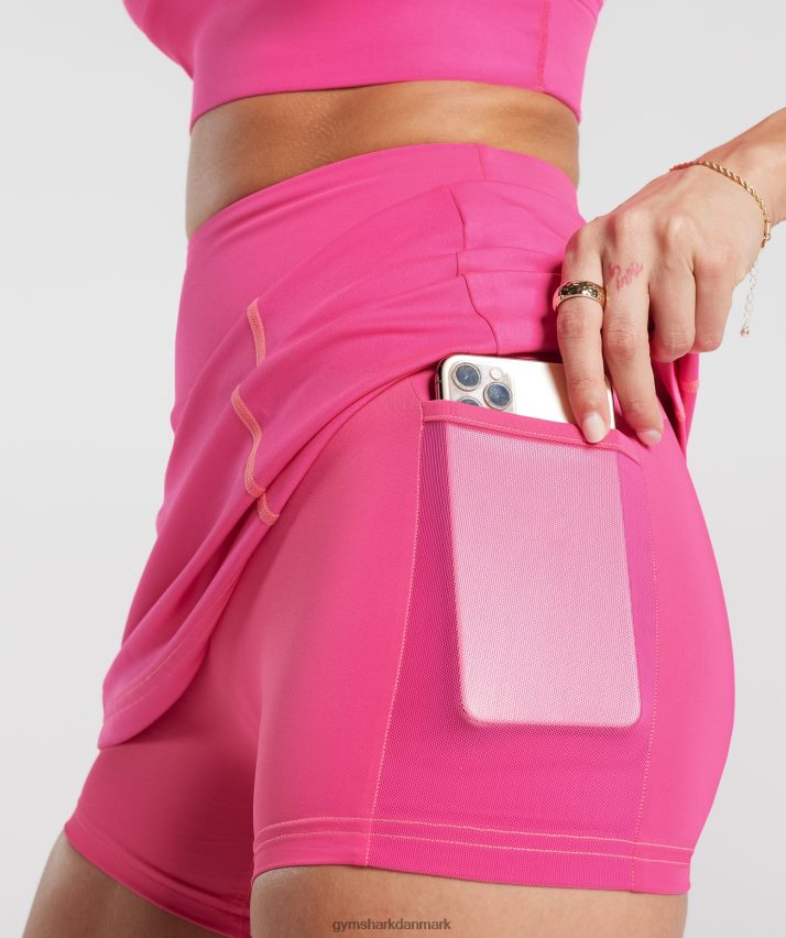Kvinder Gymshark sportskort N4ZDDN33 lys fuchsia
