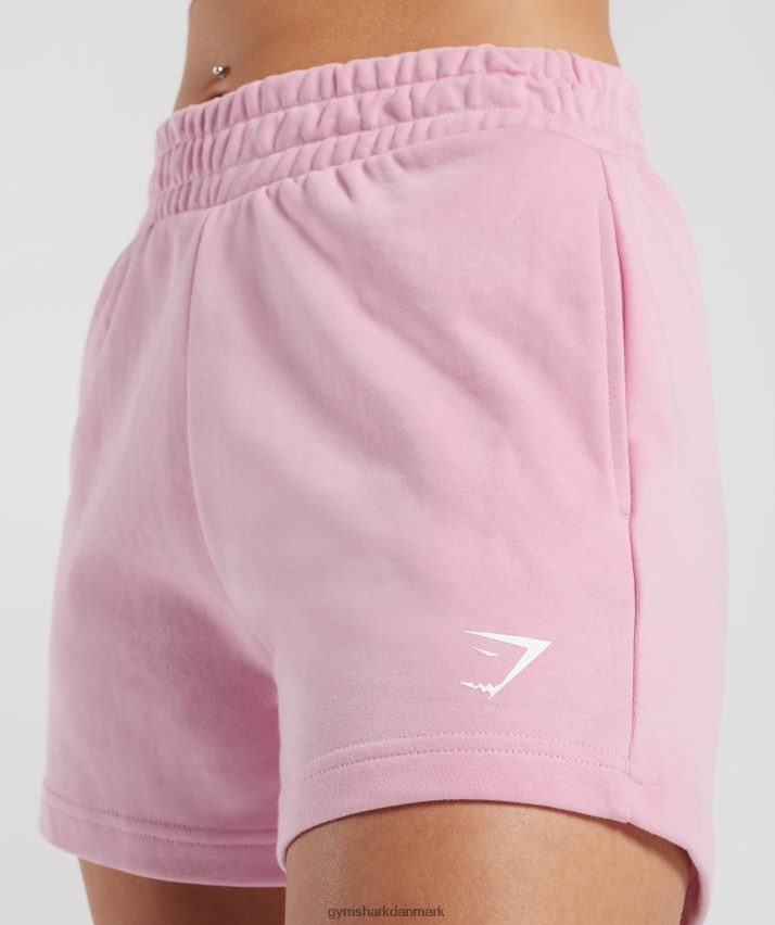Kvinder Gymshark stærke fersken shorts N4ZDDN35 candy floss pink