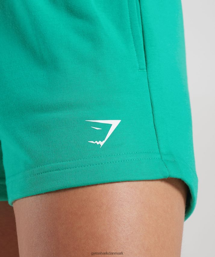 Kvinder Gymshark stærke fersken shorts N4ZDDN37 lyse-grøn