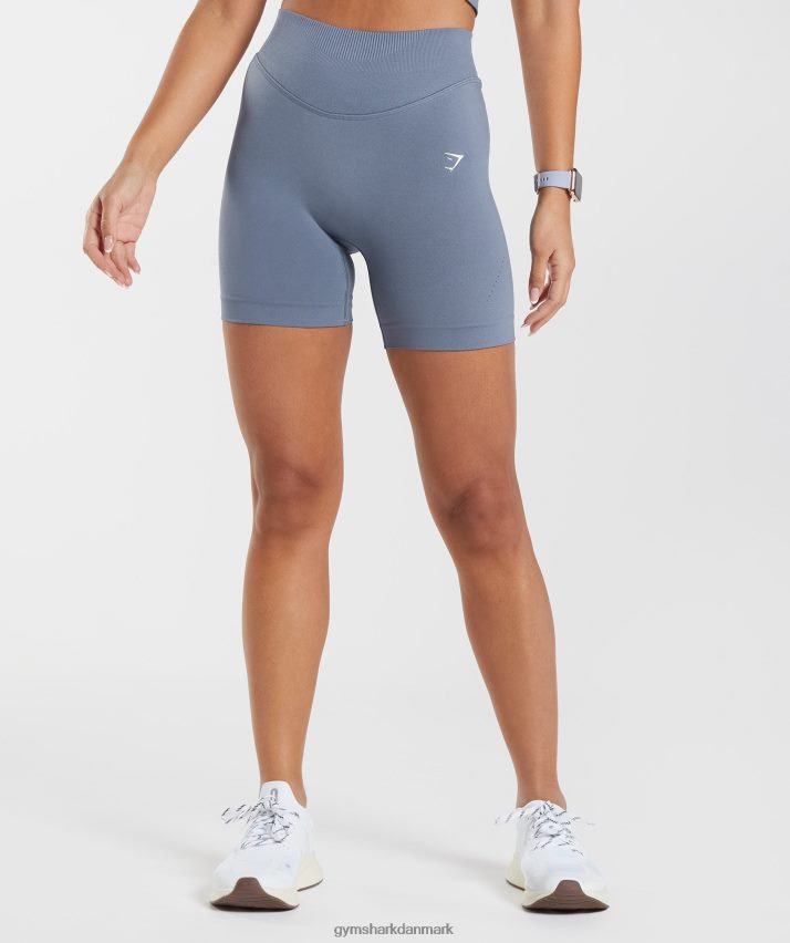 Kvinder Gymshark sweat sømløse shorts N4ZDDN21 aften blå