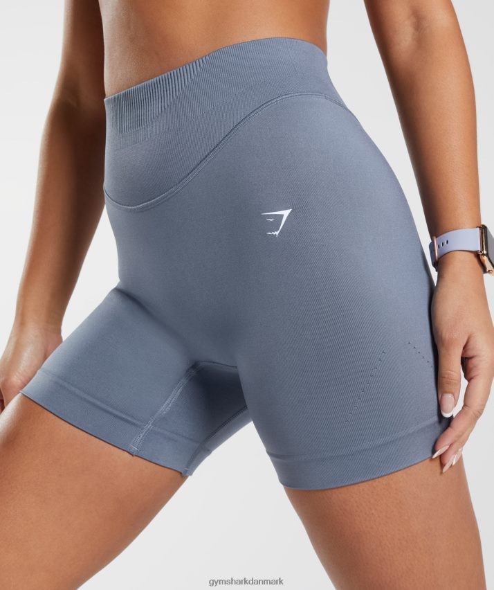 Kvinder Gymshark sweat sømløse shorts N4ZDDN21 aften blå