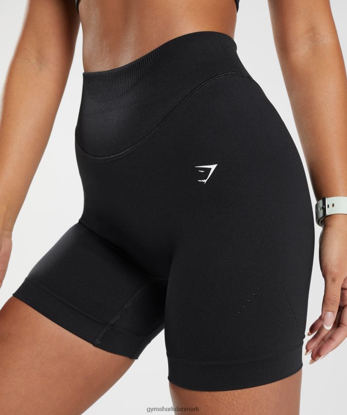 Kvinder Gymshark sweat sømløse shorts N4ZDDN9 sort
