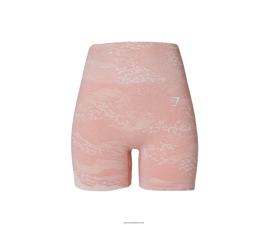 Kvinder Gymshark tilpasse camo sømløse shorts N4ZDDN16 diset pink/diset pink