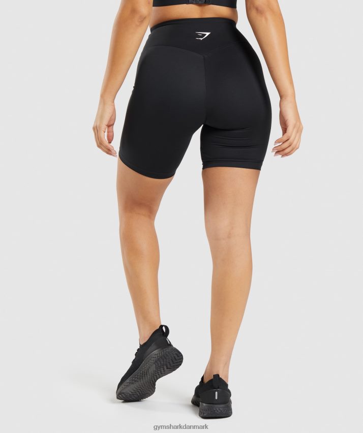 Kvinder Gymshark trænings cykelshorts N4ZDDN11 sort