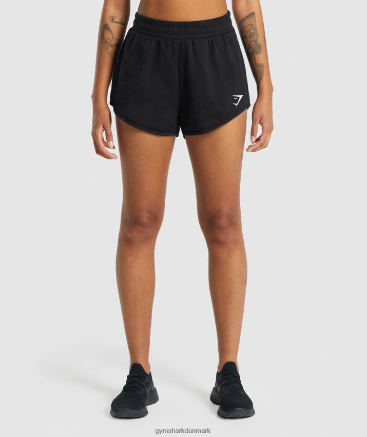 Kvinder Gymshark trænings sweatshorts N4ZDDN7 sort