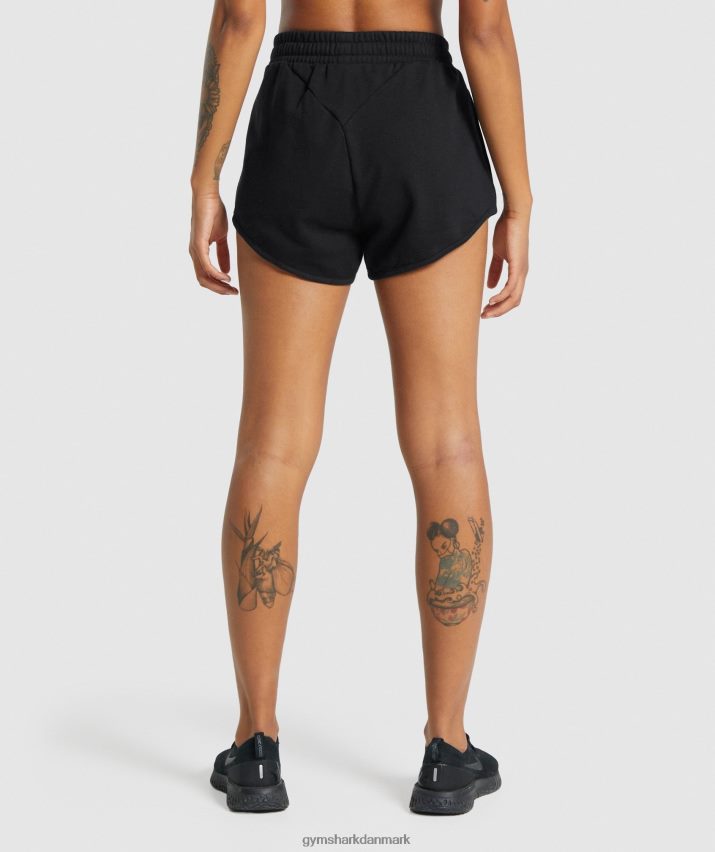 Kvinder Gymshark trænings sweatshorts N4ZDDN7 sort