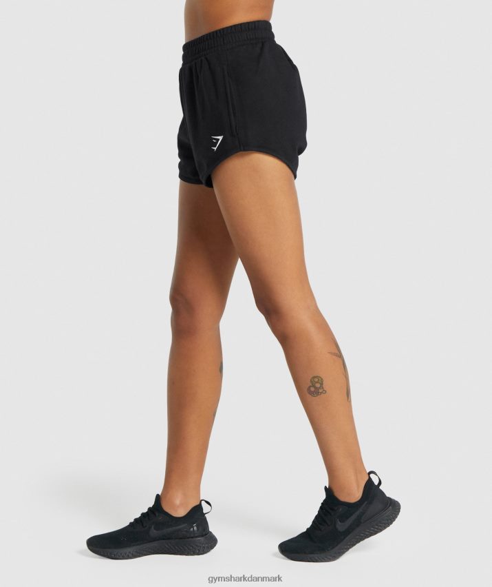 Kvinder Gymshark trænings sweatshorts N4ZDDN7 sort
