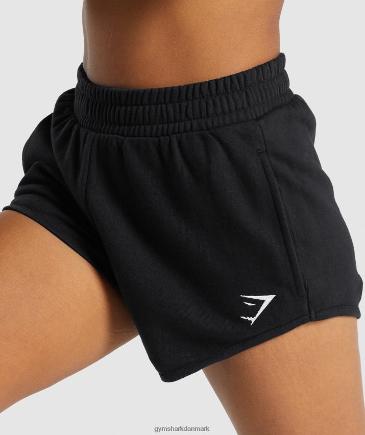 Kvinder Gymshark trænings sweatshorts N4ZDDN7 sort