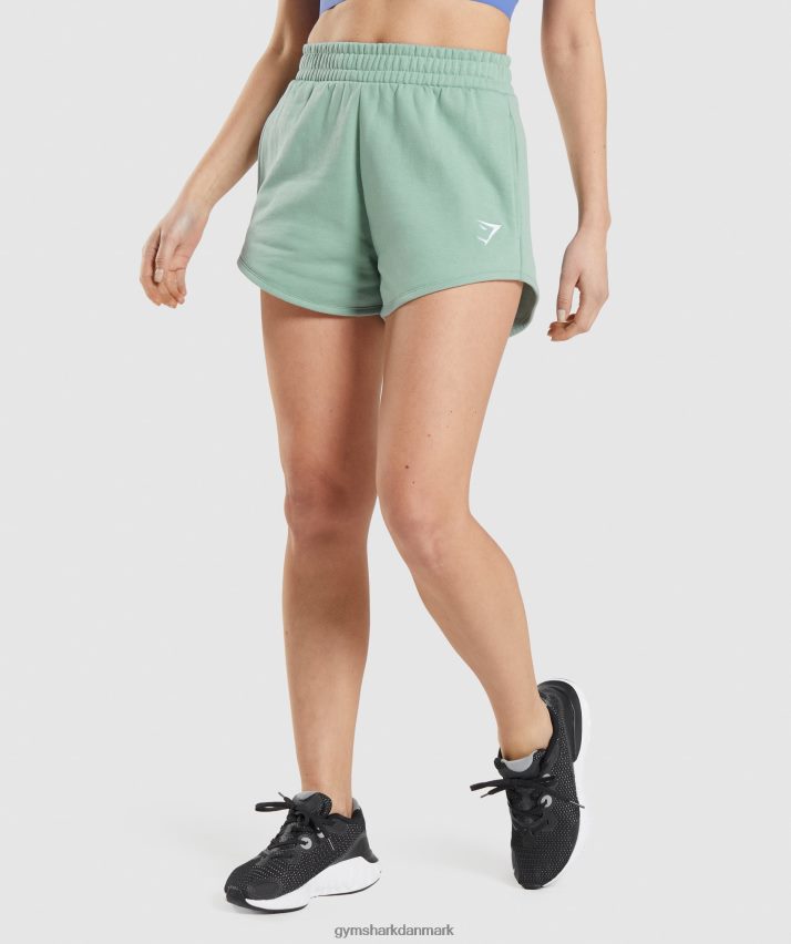 Kvinder Gymshark trænings sweatshorts N4ZDDN85 maya blå