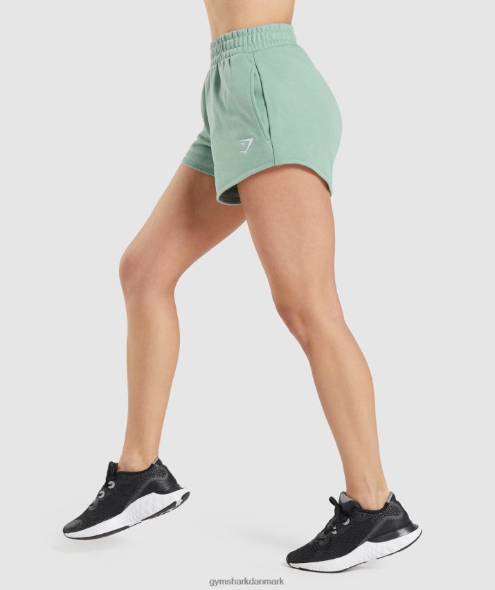 Kvinder Gymshark trænings sweatshorts N4ZDDN85 maya blå