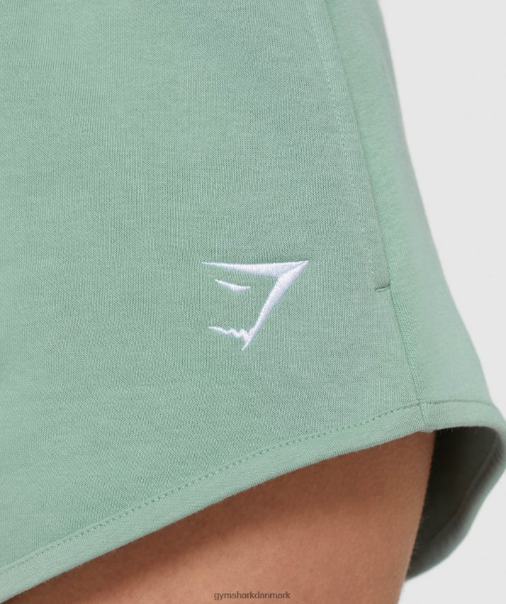 Kvinder Gymshark trænings sweatshorts N4ZDDN85 maya blå