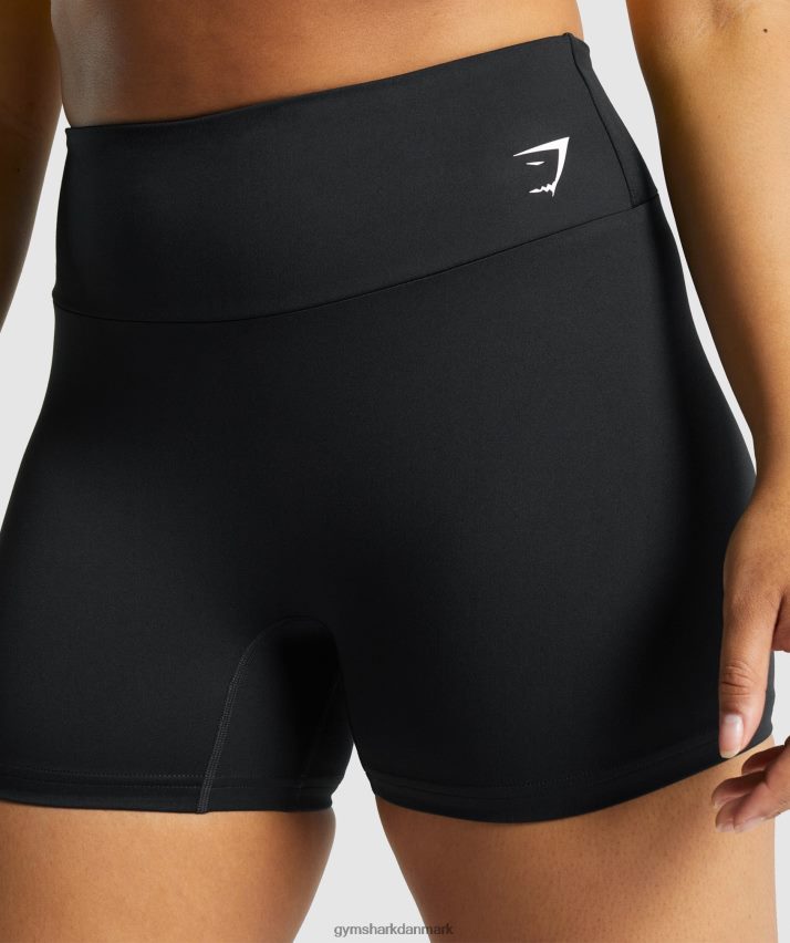Kvinder Gymshark træningsshorts N4ZDDN46 sort
