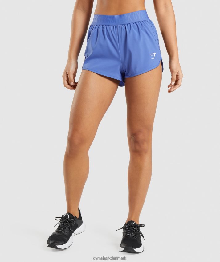 Kvinder Gymshark træningsshorts med løs pasform N4ZDDN84 bane blå