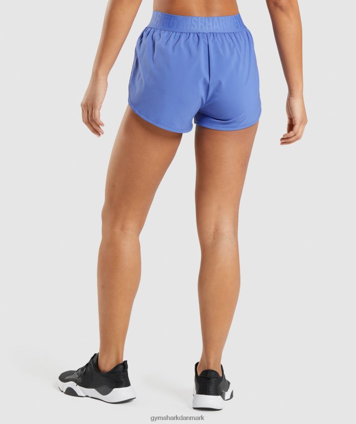 Kvinder Gymshark træningsshorts med løs pasform N4ZDDN84 bane blå