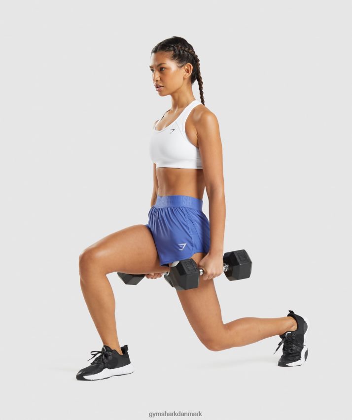 Kvinder Gymshark træningsshorts med løs pasform N4ZDDN84 bane blå