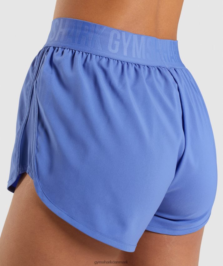 Kvinder Gymshark træningsshorts med løs pasform N4ZDDN84 bane blå