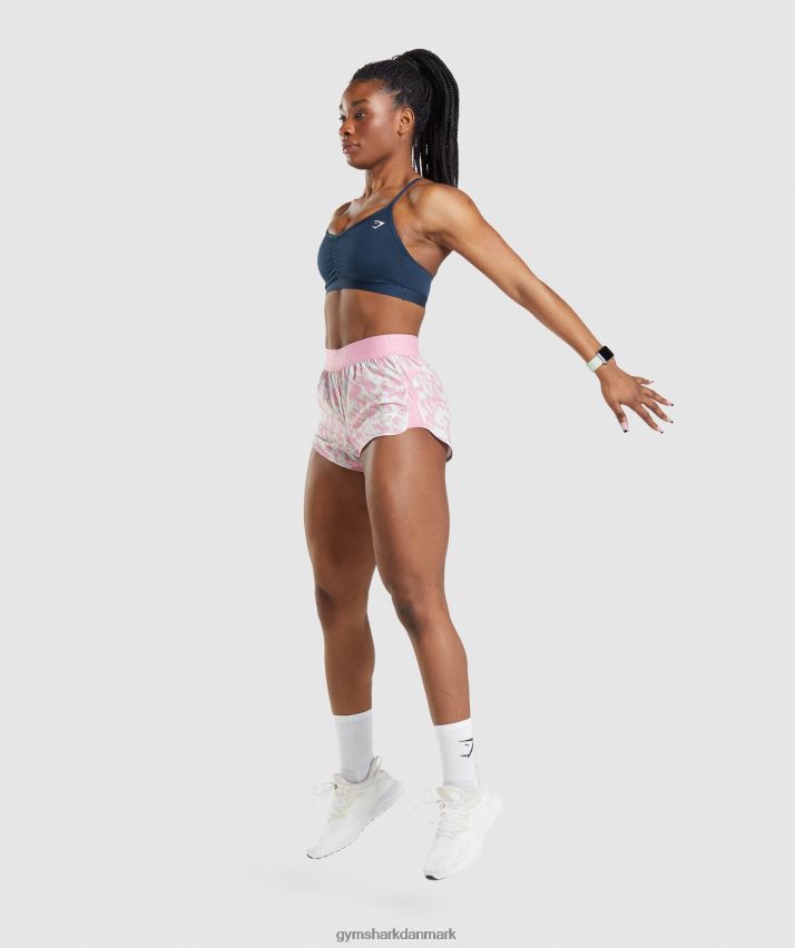 Kvinder Gymshark træningsshorts med løs pasform N4ZDDN89 lyserødt print